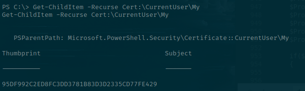 Finding the Generated Certificate