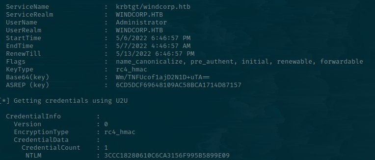 Gaining the Administrators NTLM