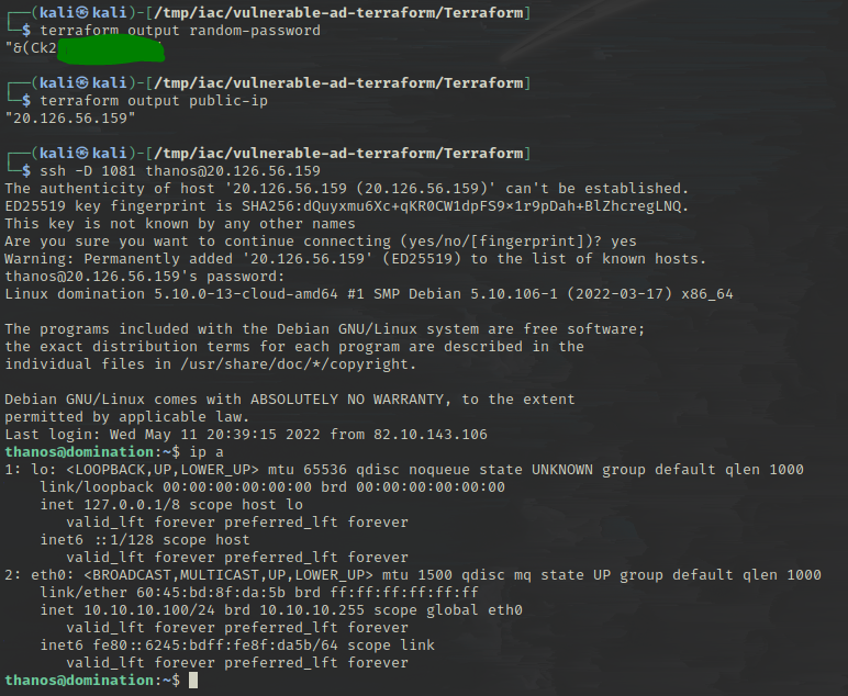 Logging into our infrastructure over SSH