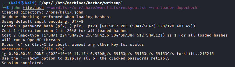 Cracking the Password